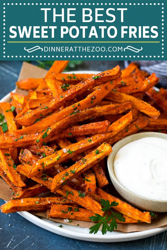 Sweet Potato Fries Recipe | Baked Sweet Potato Fries | Homemade Fries #fries #sweetpotato #sidedish #frenchfries #dinner #sadud