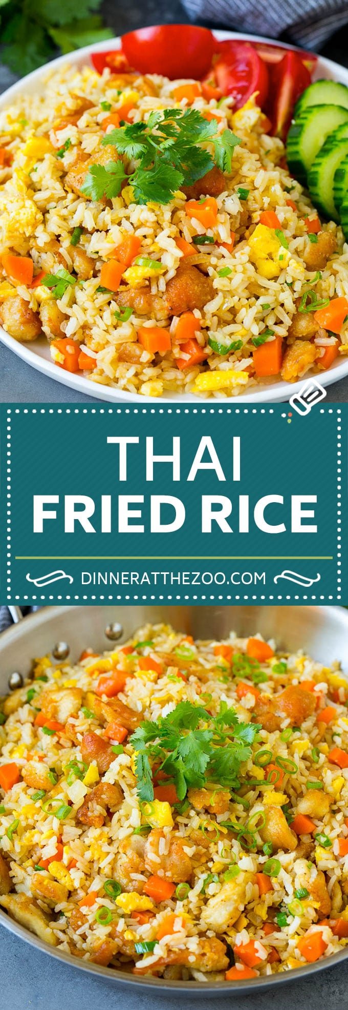 Thai Fried Rice Recipe | Chicken Fried Rice #rice #chicken #friedrice #thaifood #stirfry #dinner #sadud