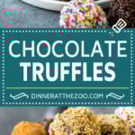 Chocolate Truffles Recipe | Homemade Candy #candy #truffles #chocolate #dessert #sprinkles #sadud