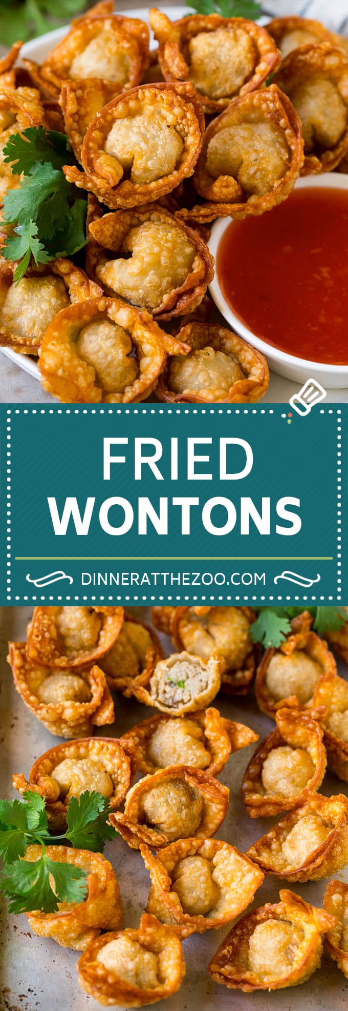 Fried Wonton Recipe #chinesefood #pork #appetizer #wontons #sadud