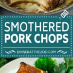 Smothered Pork Chops Recipe | Mushroom Pork Chops #pork #porkchops #mushrooms #gravy #dinner #sadud