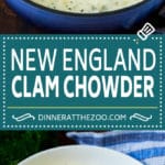 New England Clam Chowder Recipe | White Clam Chowder #chowder #soup #seafood #clams #bacon #dinner #sadud