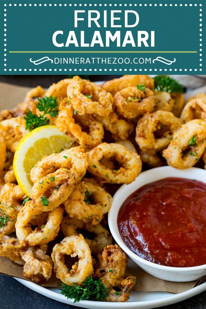 Fried Calamari Recipe #seafood #appetizer #dinner #sadud