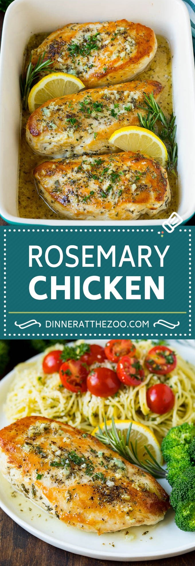 Rosemary Chicken Recipe | Baked Chicken #chicken #lemon #garlic #lowcarb #dinner #sadud #rosemary