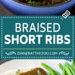 Braised Short Ribs Recipe #beef #dinner #sadud