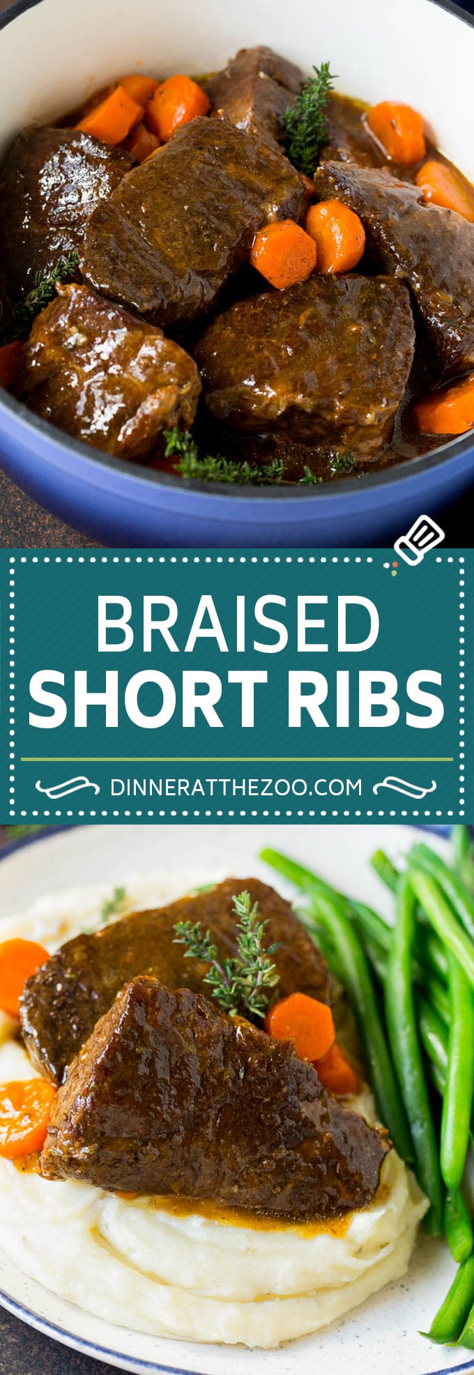 Braised Short Ribs Recipe #beef #dinner #sadud