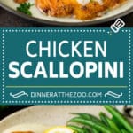 Chicken Scallopini Recipe #chicken #chickenbreast #dinner #sadud