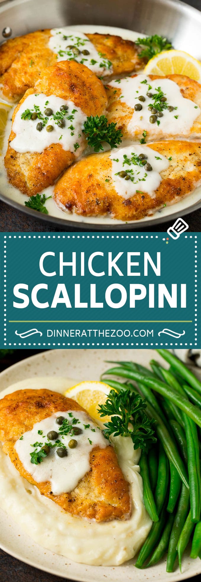 Chicken Scallopini Recipe #chicken #chickenbreast #dinner #sadud