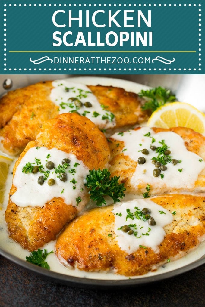 Chicken Scallopini Recipe #chicken #chickenbreast #dinner #sadud