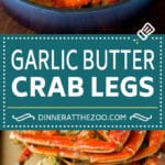 Crab Legs with Garlic Butter #crab #seafood #dinner #lowcarb #sadud