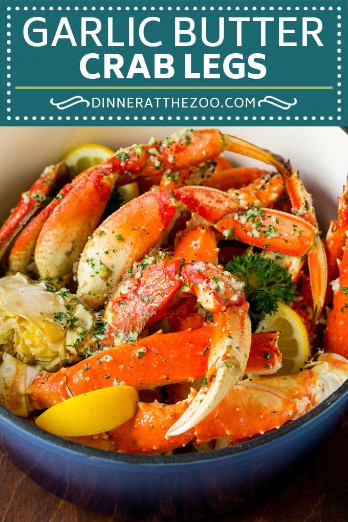 Crab Legs with Garlic Butter #crab #seafood #dinner #lowcarb #sadud