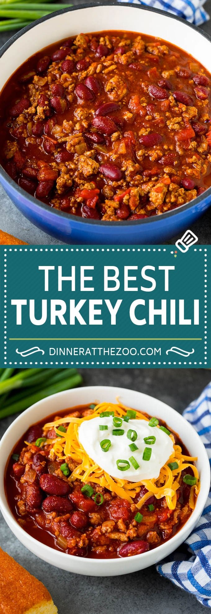 Turkey Chili Recipe #turkey #chili #dinner #sadud