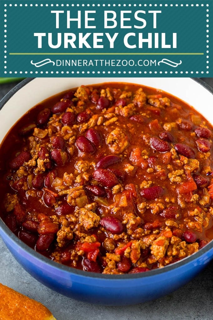 Turkey Chili Recipe #turkey #chili #dinner #sadud