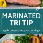 The best tri tip marinade for perfectly tender beef every time! #beef #sadud