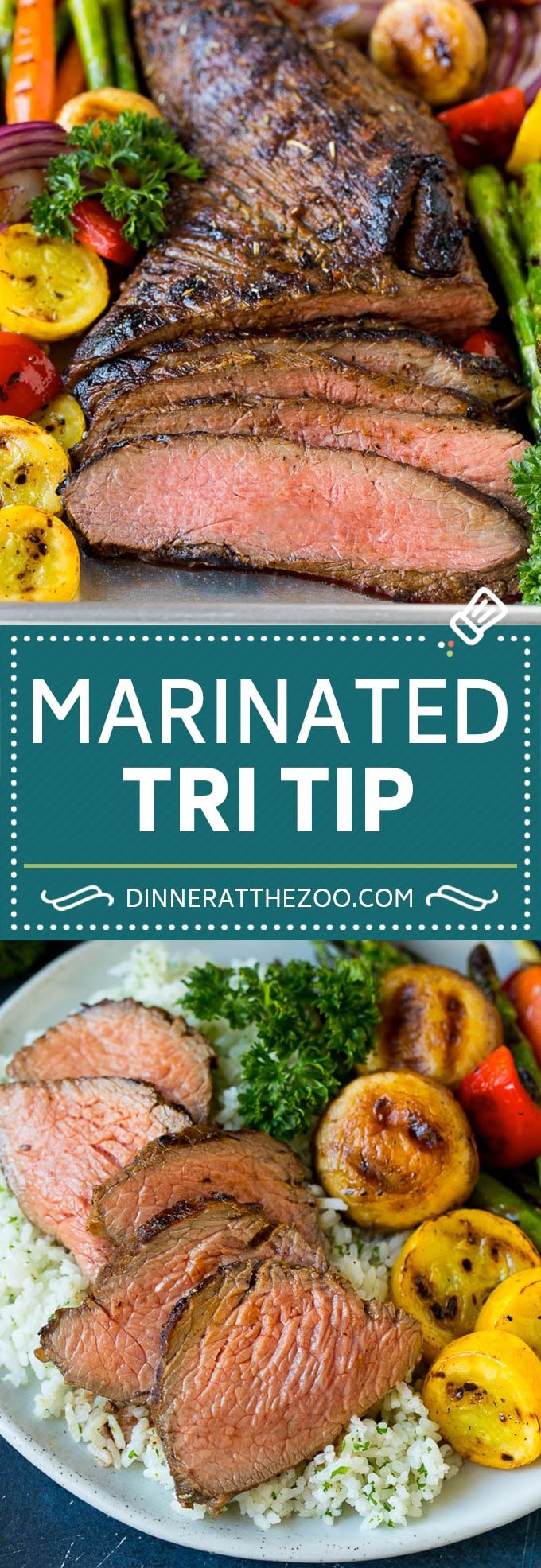 The best tri tip marinade for perfectly tender beef every time! #beef #sadud