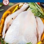 This smoked turkey brine is a blend of apple juice, citrus, fresh herbs and spices that is simple to make and produces a juicy and flavorful turkey.