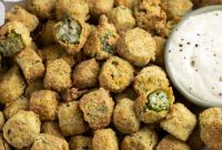 Crispy Air Fried Okra