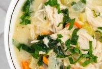 Hearty Chicken Florentine Soup