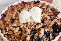 Nourishing Blueberry Cobbler