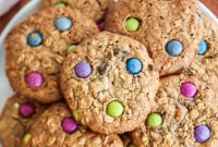 Gluten-Free Flourless Monster Cookies