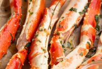 Garlic Butter Grilled Crab Legs
