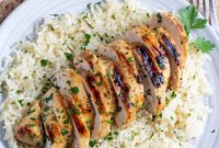 Smoky Grilled Chicken, Comforting Rice