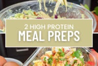 High Protein Meal Prep Made Easy