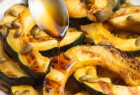 Cinnamon Buttered Grilled Acorn Squash