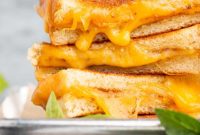 Oven Toasted Grilled Cheese