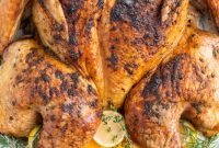 Succulent Grilled Spatchcock Turkey with Gravy