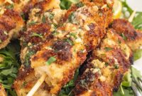 Grilled Italian Chicken Skewers