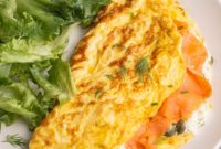 Gourmet Smoked Salmon Omelet