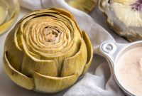 The Best Boiled Artichokes with Three Delicious Dips