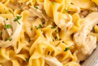 Instant Pot Homestyle Chicken Noodles