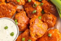 Fiery Buffalo Seitan Wings