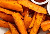 Crispy Air Fryer Sweet Potato Wedges