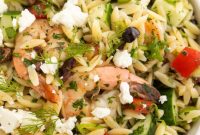 Mediterranean Shrimp and Feta Orzo Salad