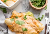 Velvet Chicken Enchiladas
