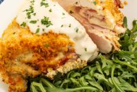 Crispy Air Fryer Chicken Cordon Bleu