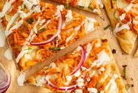 Zesty Buffalo Chicken Flatbread