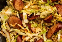 Hearty Kielbasa and Cabbage Skillet
