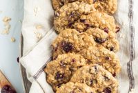 Wholesome Gluten Free Cranberry Oat Cookies