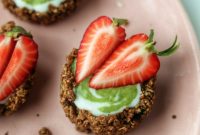 Matcha Strawberry Granola Gems