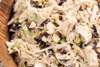 Sweet and Savory Cranberry Chicken Salad