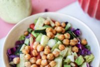 Fresh Tahini Basil Dressing