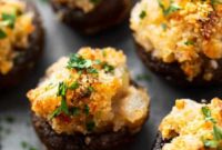Irresistible Vegetarian Stuffed Mushrooms