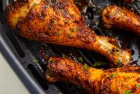 Perfectly Crispy Air Fryer Drumsticks