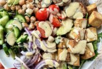 Plant-Powered Nicoise with Crispy Air-Fried Tofu