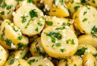 Flavorful Garlic Butter Parsley Potatoes