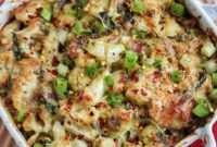 Low Carb Loaded Cauliflower Bake